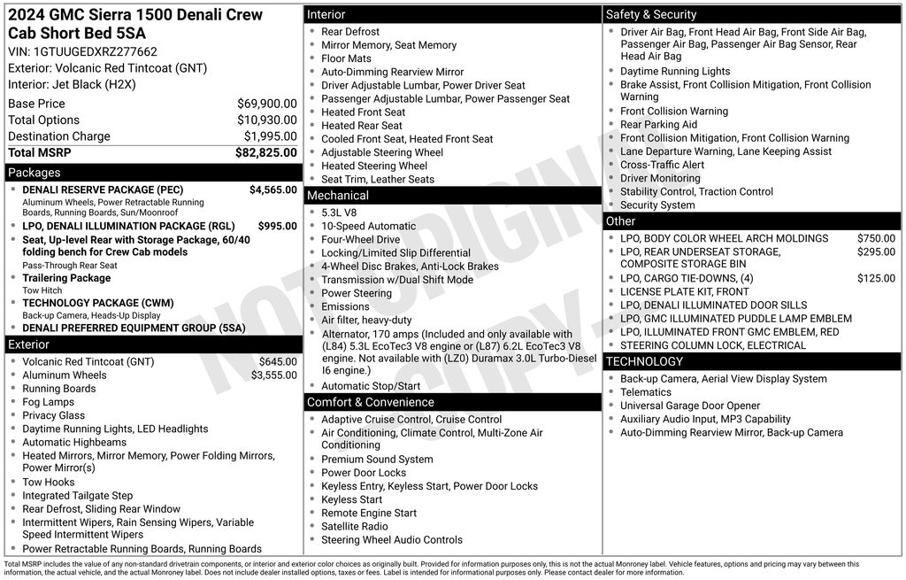 gmc sierra 1500 denali 2024 1GTUUGEDXRZ277662 image gmc sierra 1500 denali 2024 1GTUUGEDXRZ277662 image